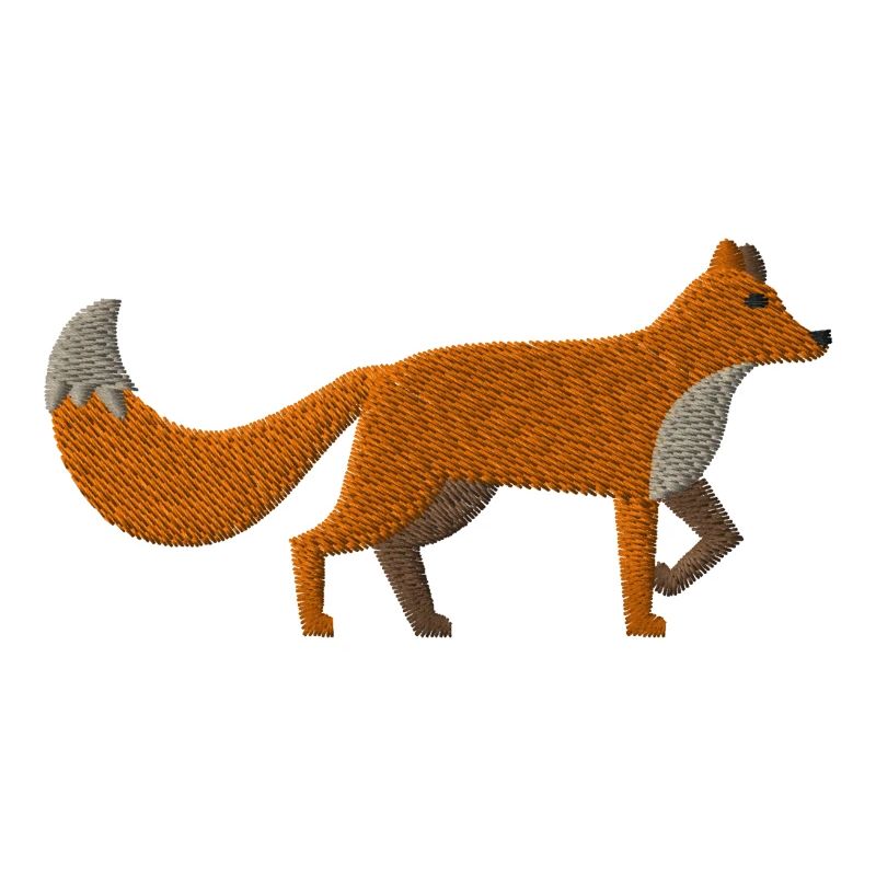 Fuchs bestickt