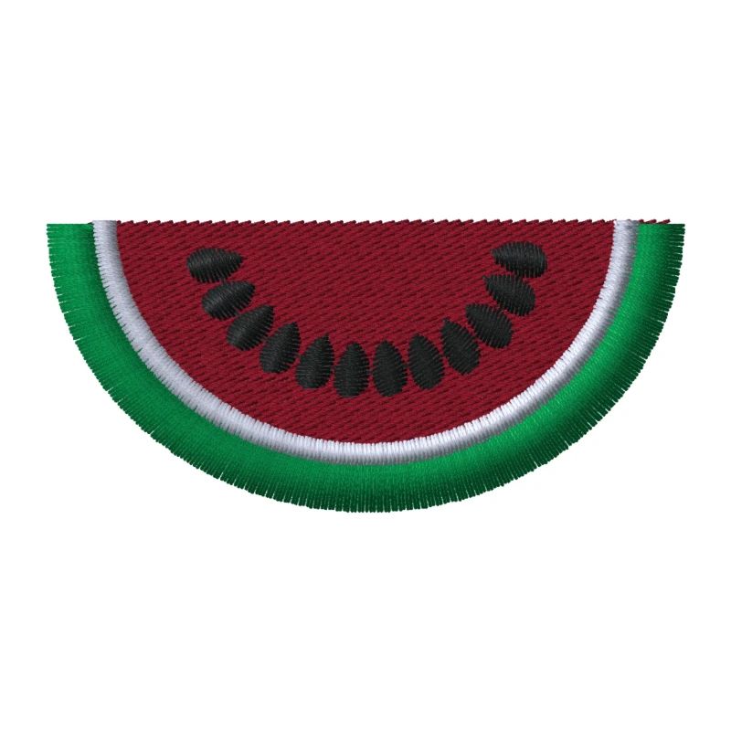 Melone bestickt