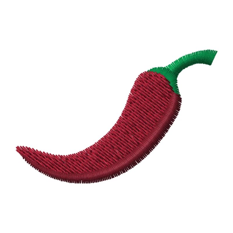 Chili bestickt