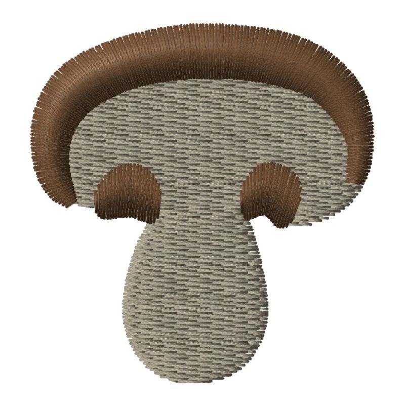 Champignon bestickt