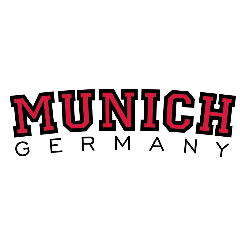 München Munich Germany (Schwarz/Rot)