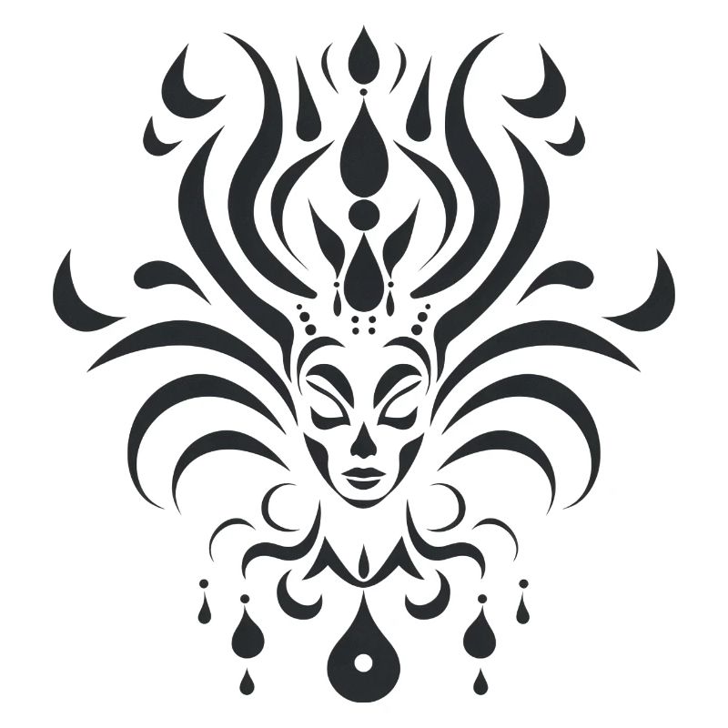 Santeria dévotion exprimée - Art pour les pendentifs