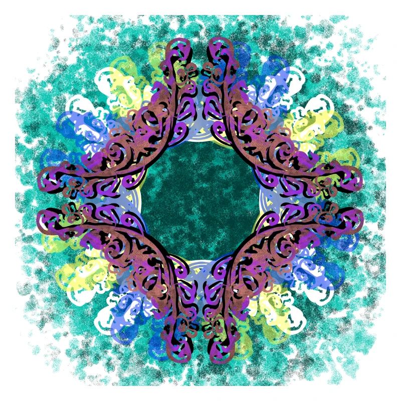 Modernes Mandala 1