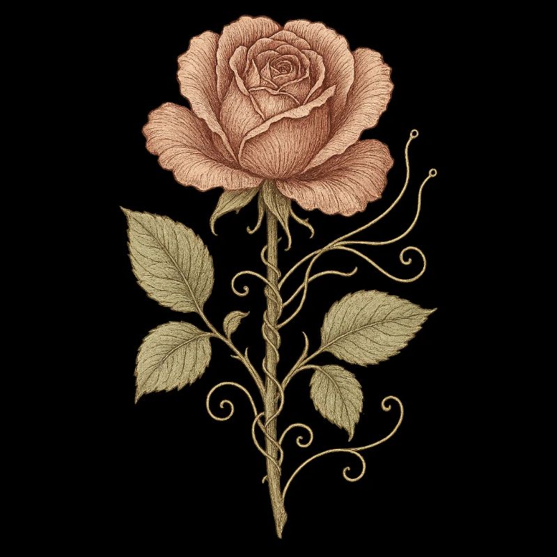 Rote Rose Vintage