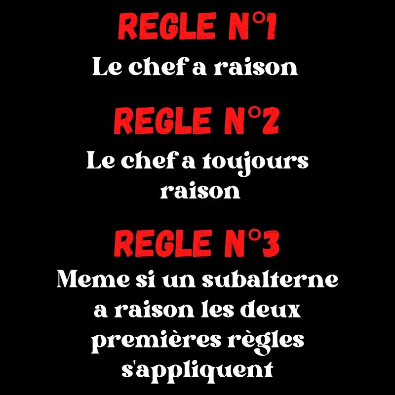 Les règles du chef