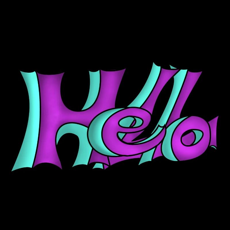 Graffiti style Hello!