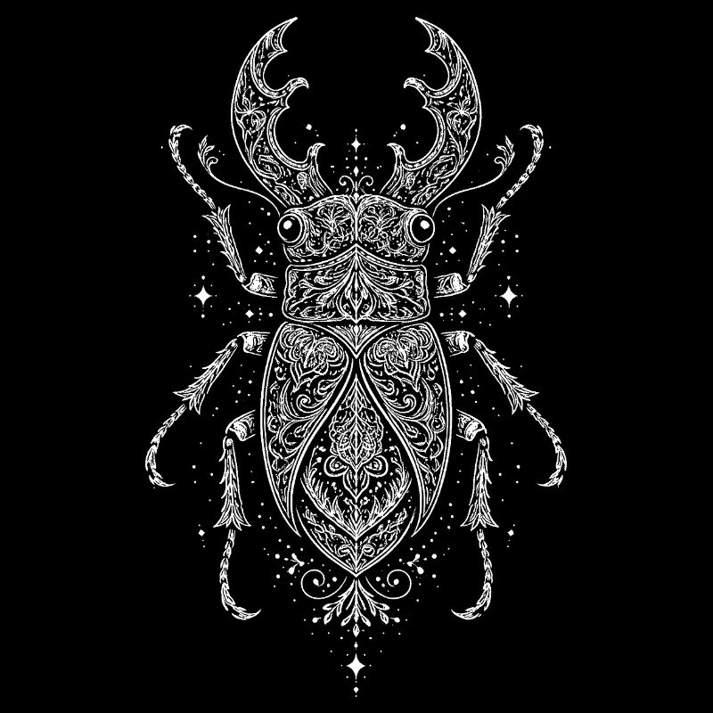 Ornamentkäfer Mandala
