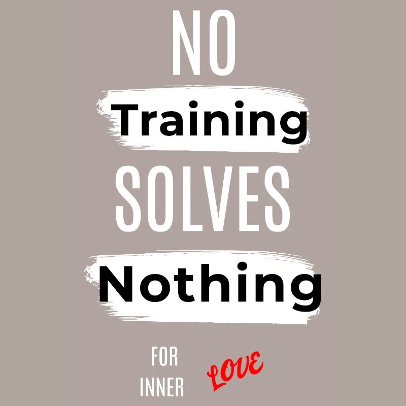 Inspirierende No Training Solves Nichts Botschaft