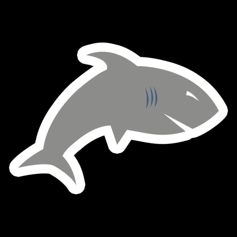 Illustration de requin cool pour tous les designs