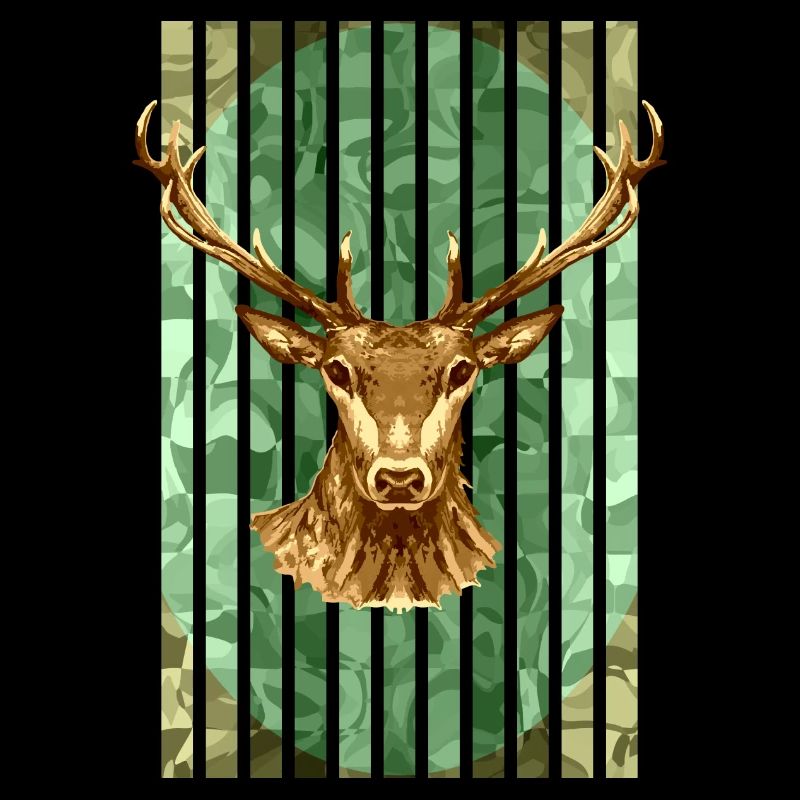 Cerf roi de la forêt