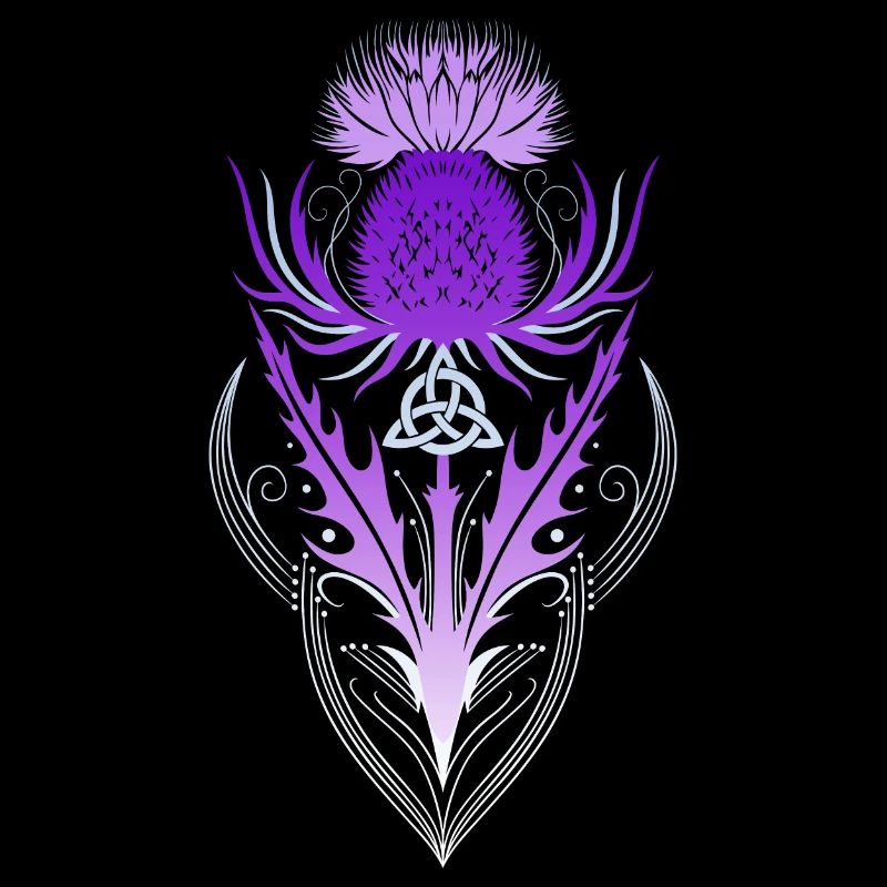 Distel mit Triquetra