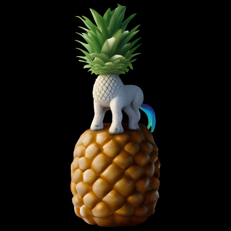 Ananas Einhorn - Tropisches Einhorn
