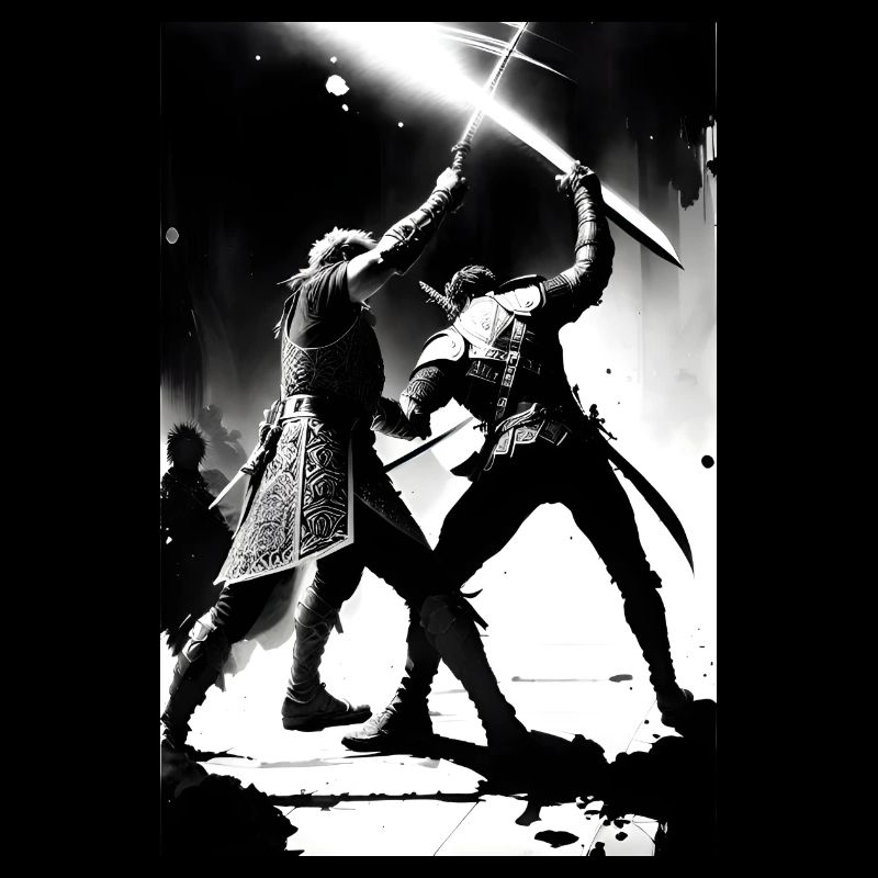 Deux arts de combat de samouraïs