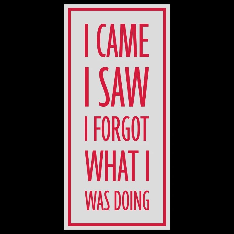 I came saw forget