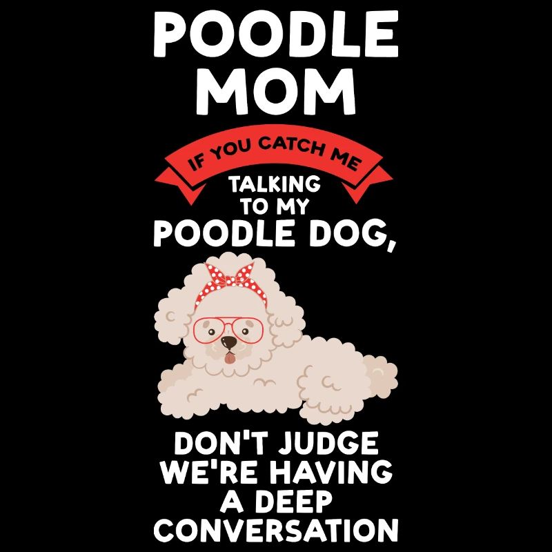 Pudel Pudel Mama Pudel Geschenk