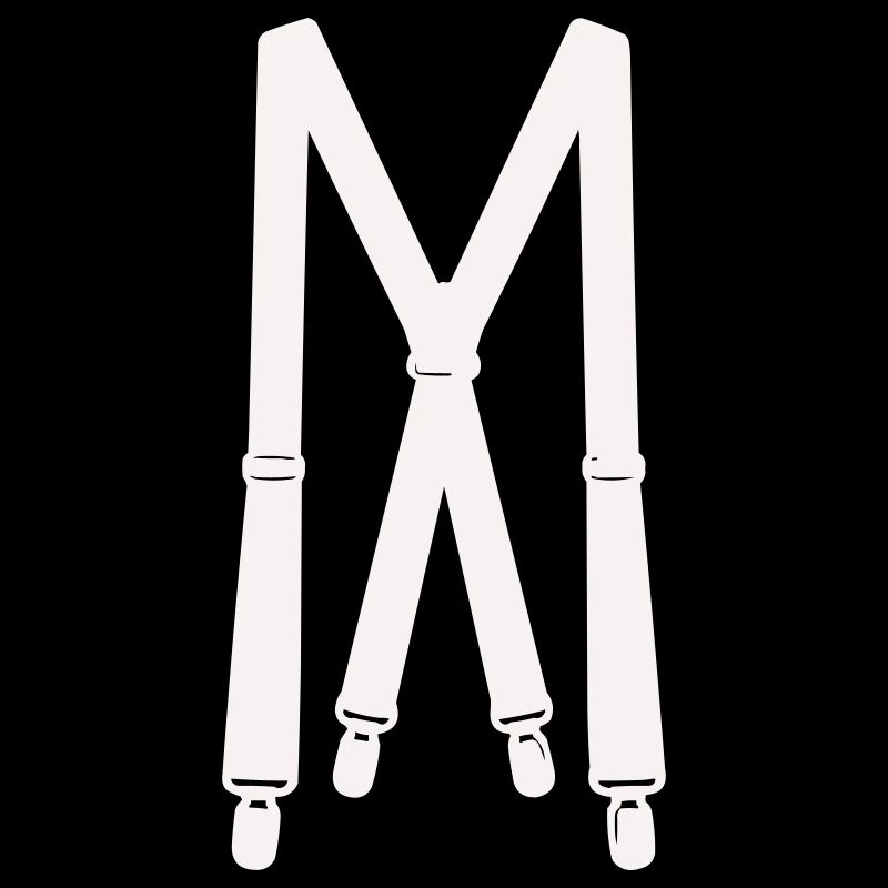 Illustration des bretelles blanches