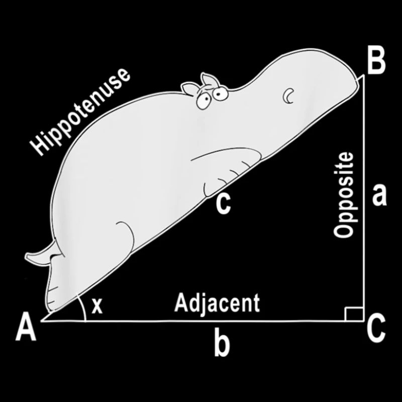 Hippo Math Math Chemise drôle drôle de professeur