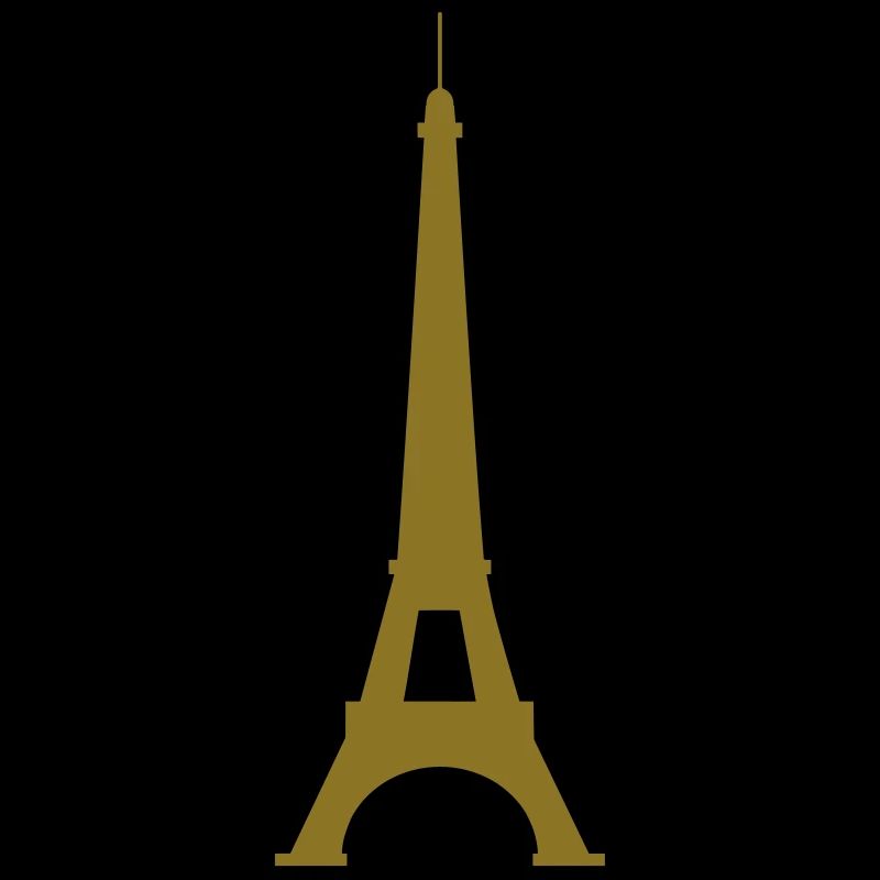 Eiffelturm gold-metallic