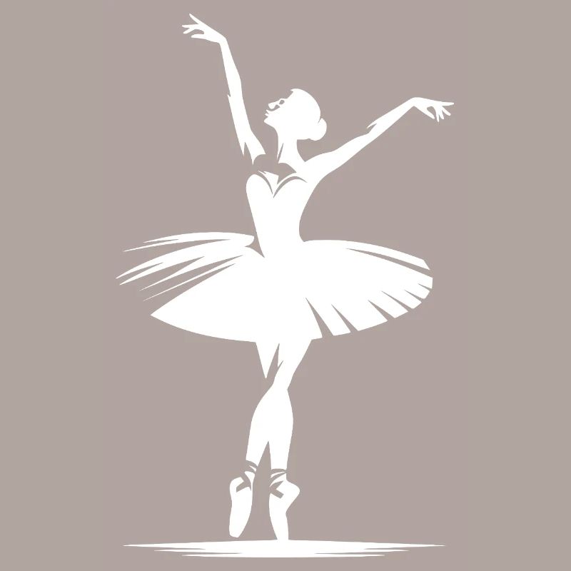 Danseuse avec élégance et pose de danse classique