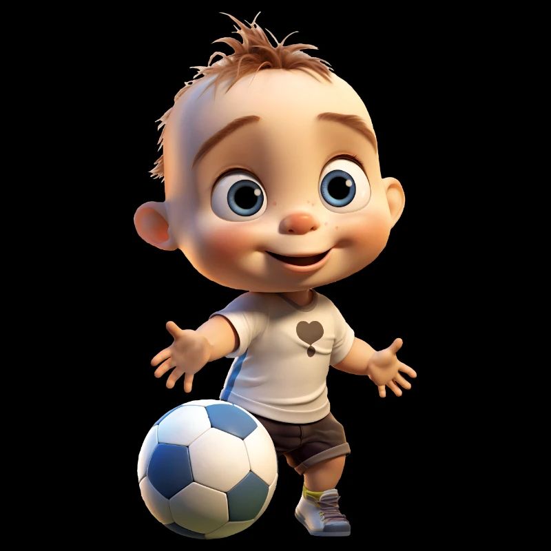 Fussballer Junge