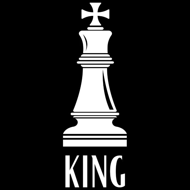 Chess King Piece Dad Nerd Game Match Gift