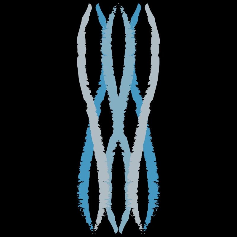 wave Art | blue-grey
