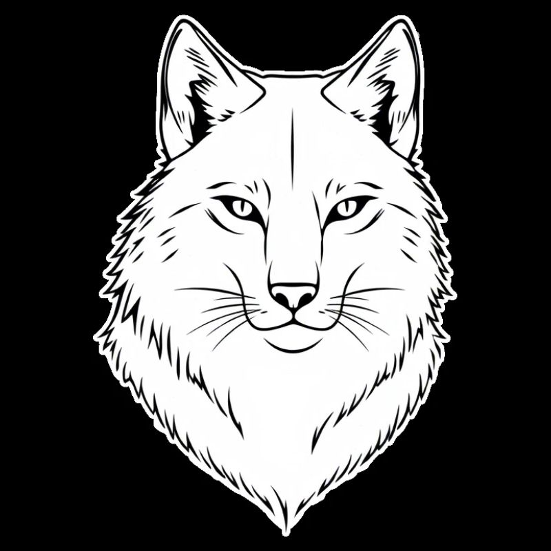 Mystischer Wolf