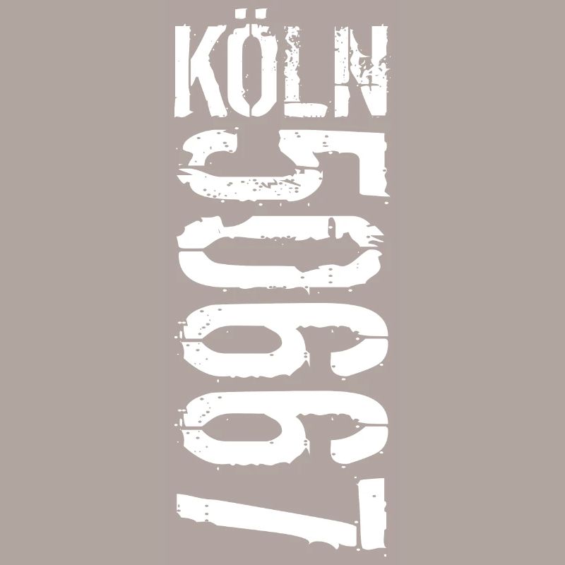 Cologne Postcode 50667 | White