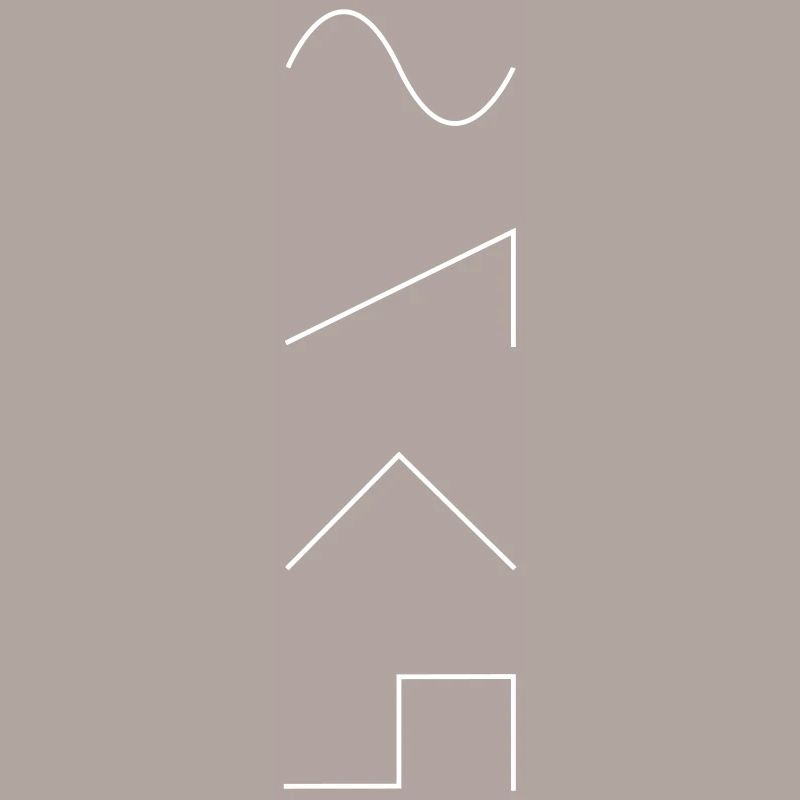 WAVEFORMS - Sine, Sawtooth, Triangle, Square