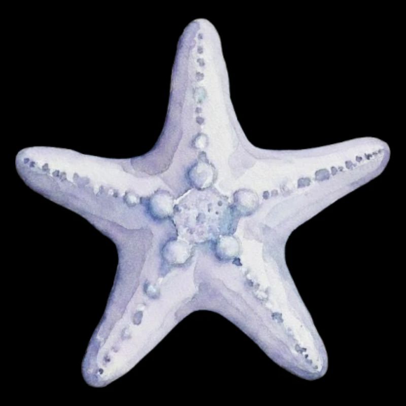 Aquarelle Délicate d'Etoile de Mer