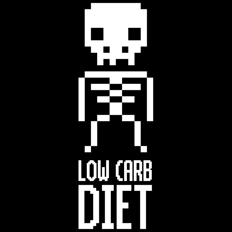 Bas squelette de régime de Carb