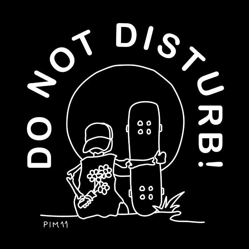 Skate - do not disturbe (white)