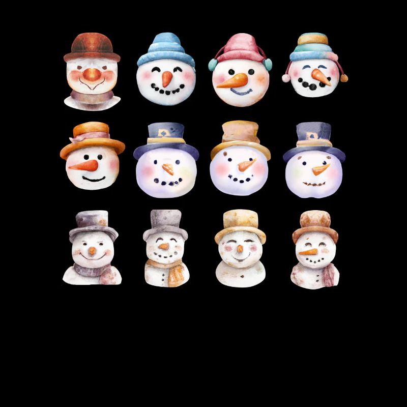 Snowman Faces
