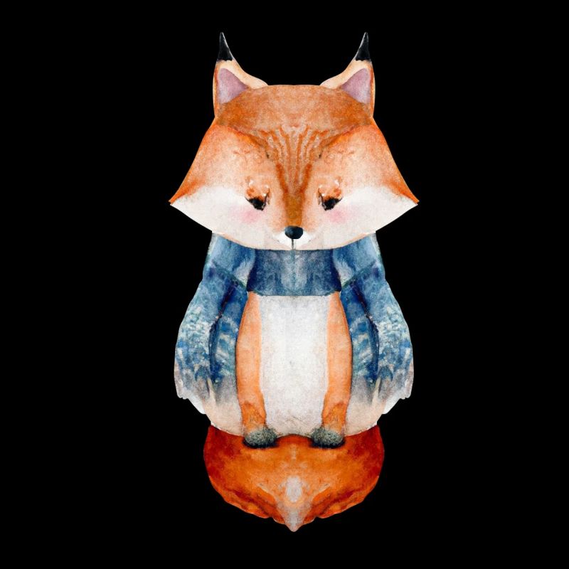 Aquarelle Renard