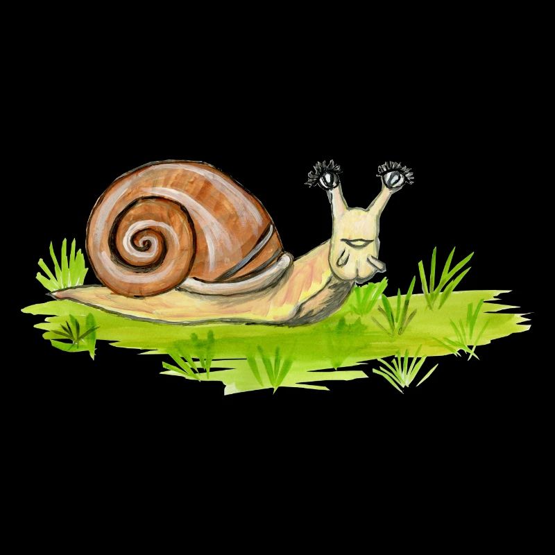 escargot rigolo