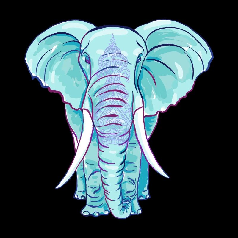 L'éléphant bleu