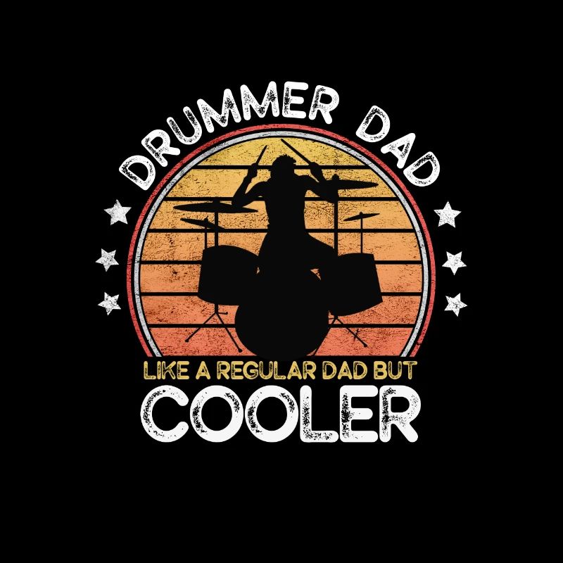 Drummer Dad Best Dad Ever is a Drum Machine