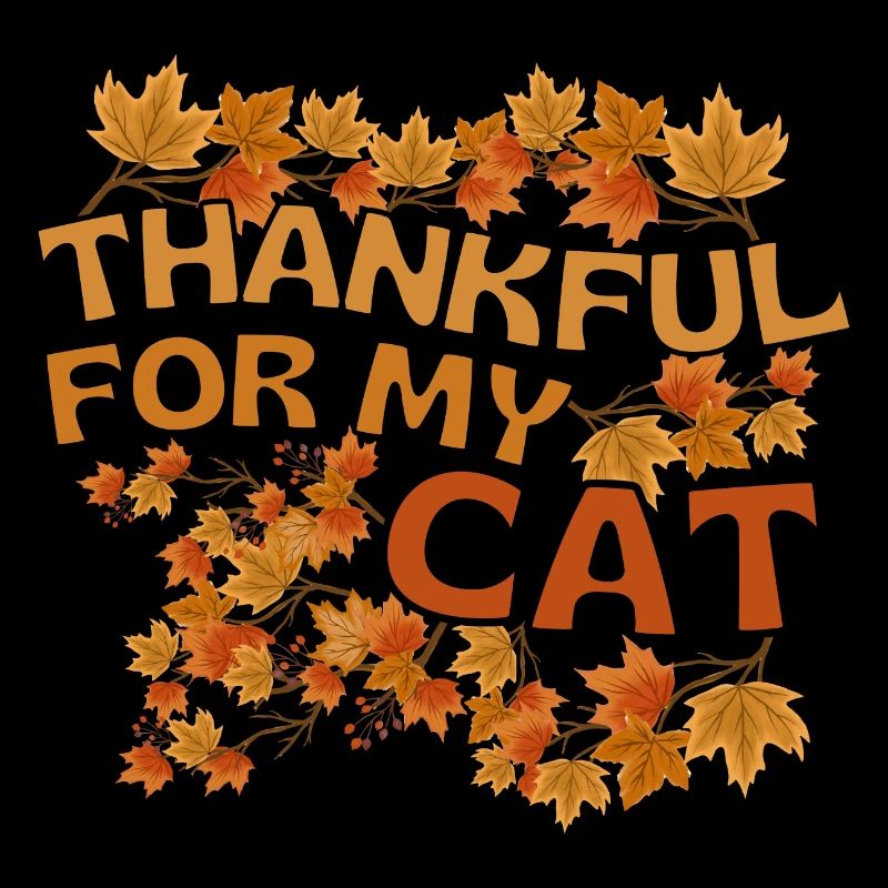 Merci pour mes feuilles d’automne de chat chat