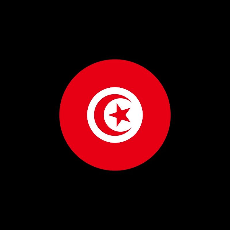 Tunisie drapeau tunisien drapeau