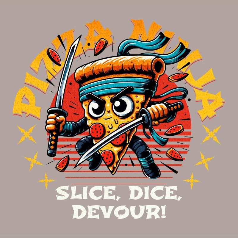PIZZA NINJA SLICE, DICE, DEVOUR!