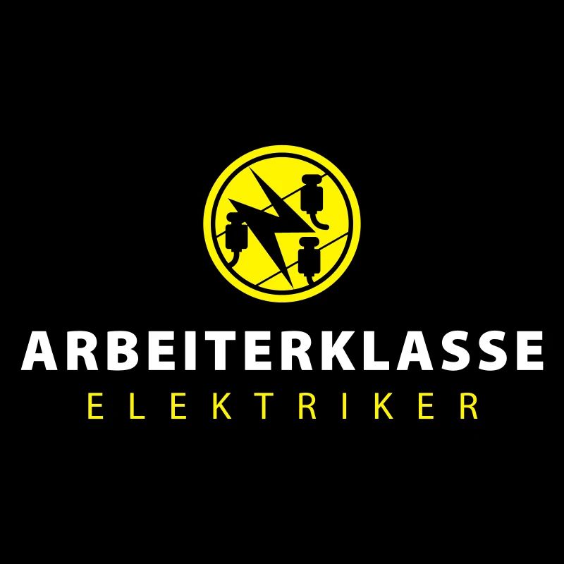 Arbeiterklasse Elektriker mit Zunftzeichen
