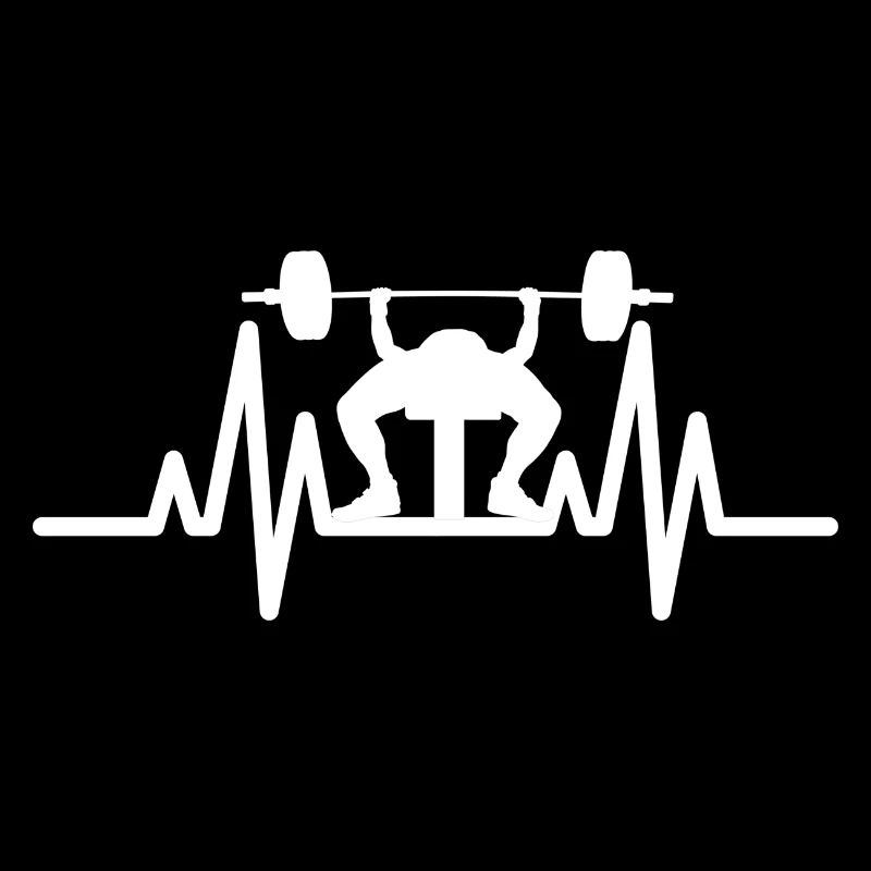 Pression de banc Rythme cardiaque Lifting Heart Beat Lifting