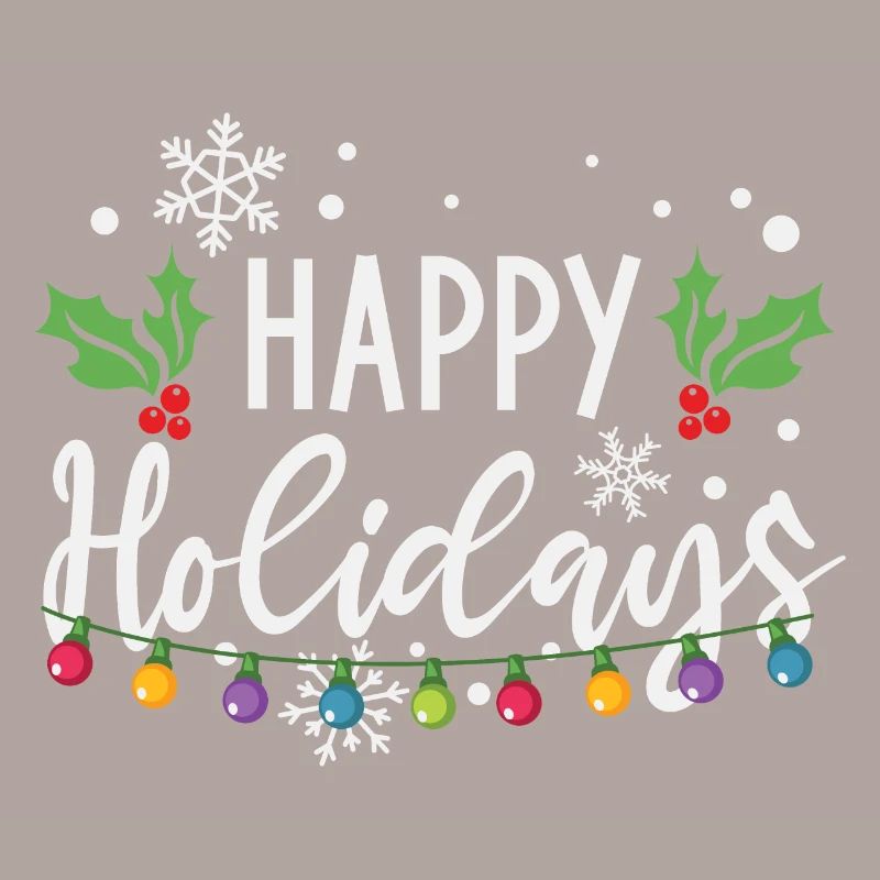 Joyeuses Fêtes De Noël Ampoules