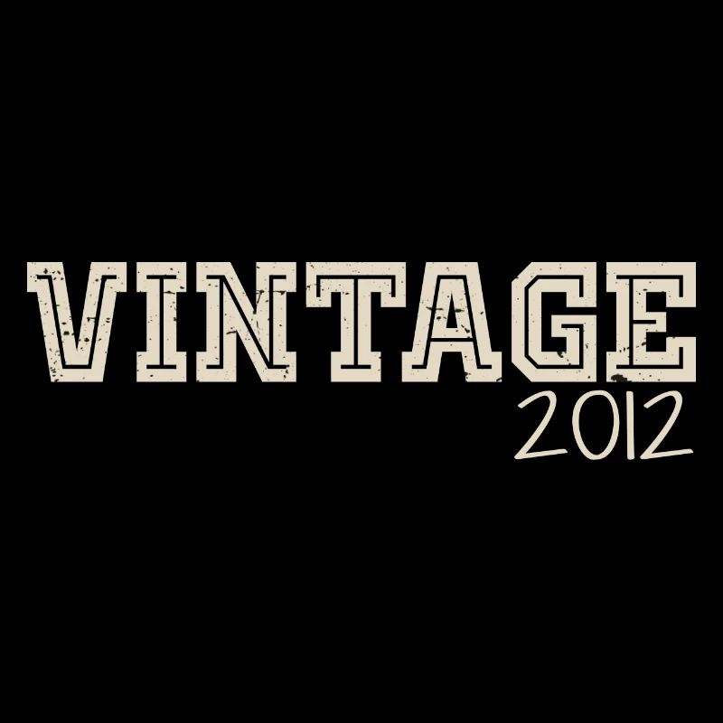 Vintage 2012 Original 2012 Rétro 2012 Cadeau 2012