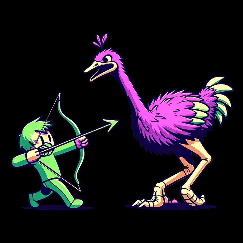Quirky Archer's Ostrich Challenge