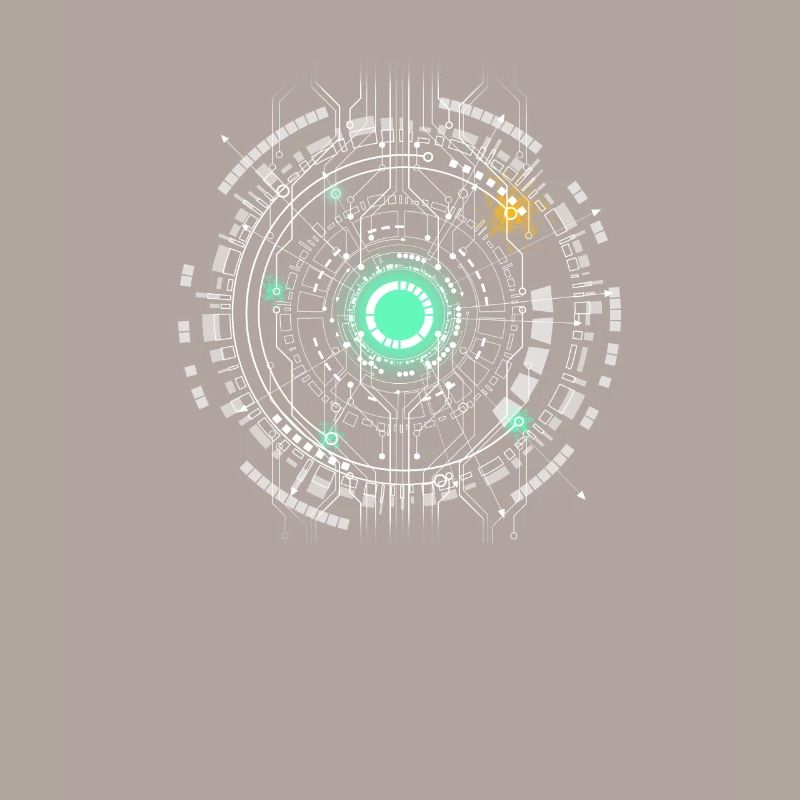 nerd CPU core computer code pc board spaceship