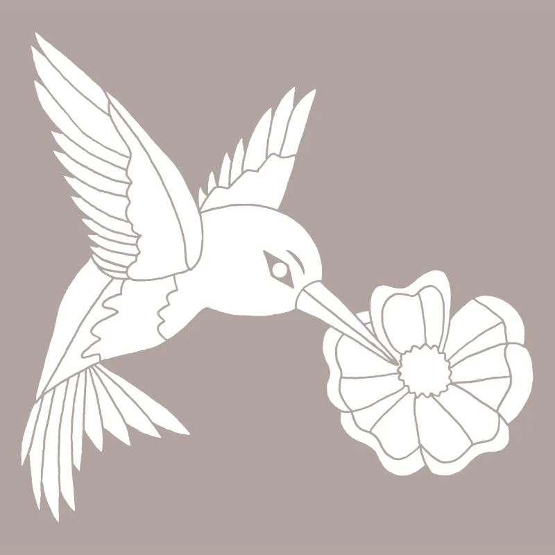 Weißer Futtervogel