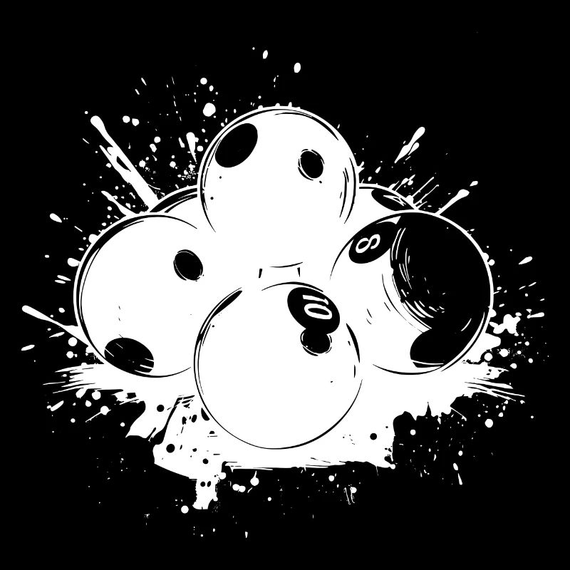 Boules de billard Graffiti