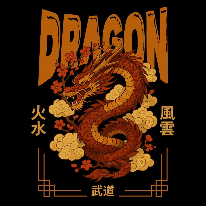 Asiatischer Drache - Japan