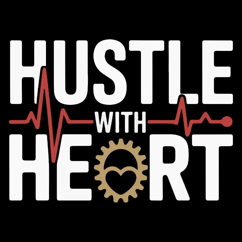 Hustle mit Herz Geardesign